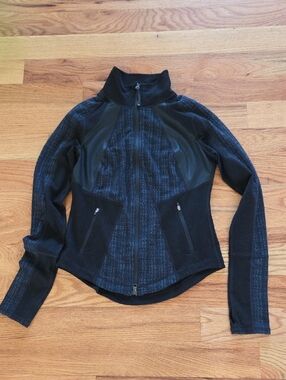 Zella Black Luxe Full Zip Jacket